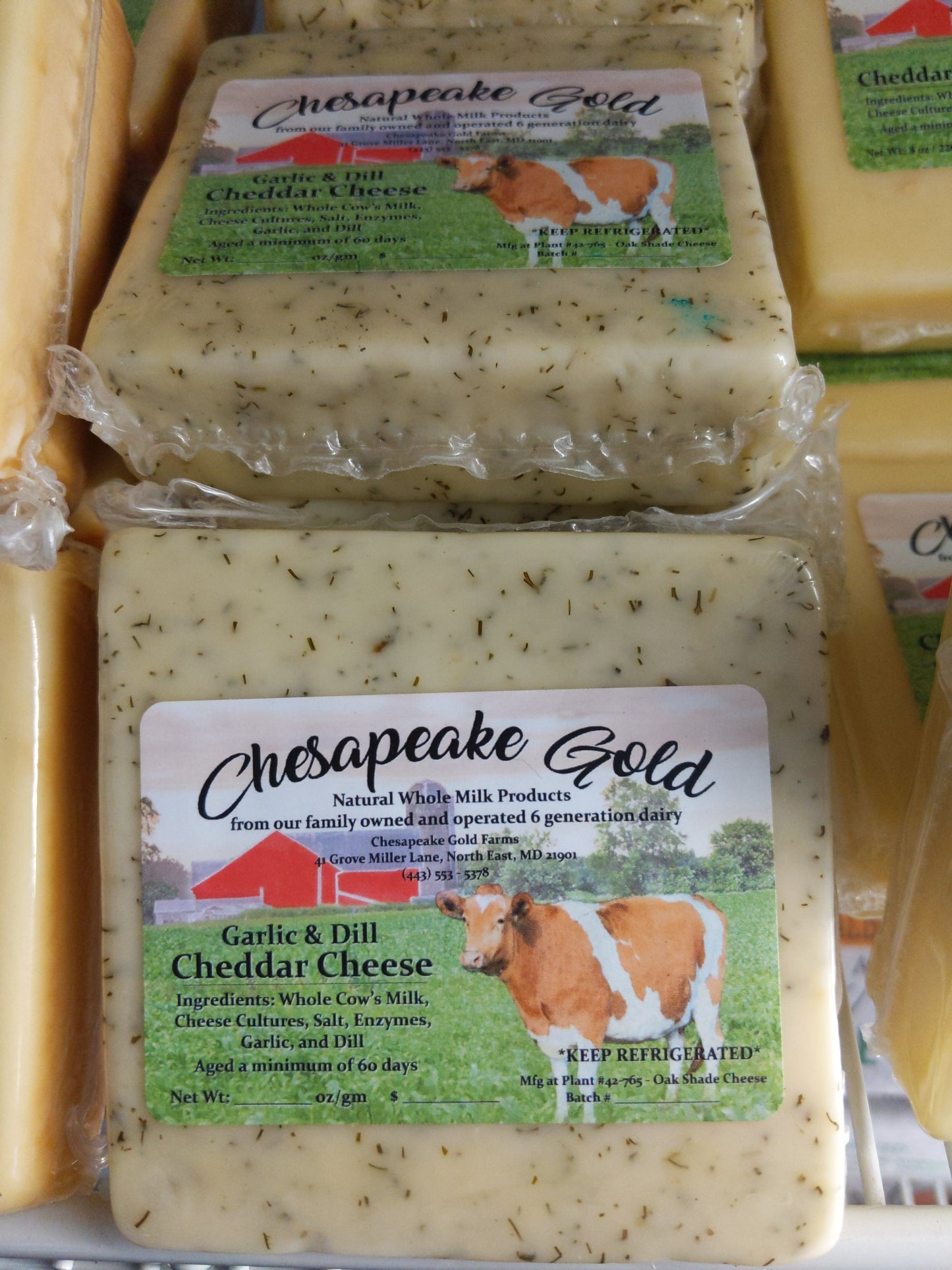 Garlic & Dill Cheddar Cheese
