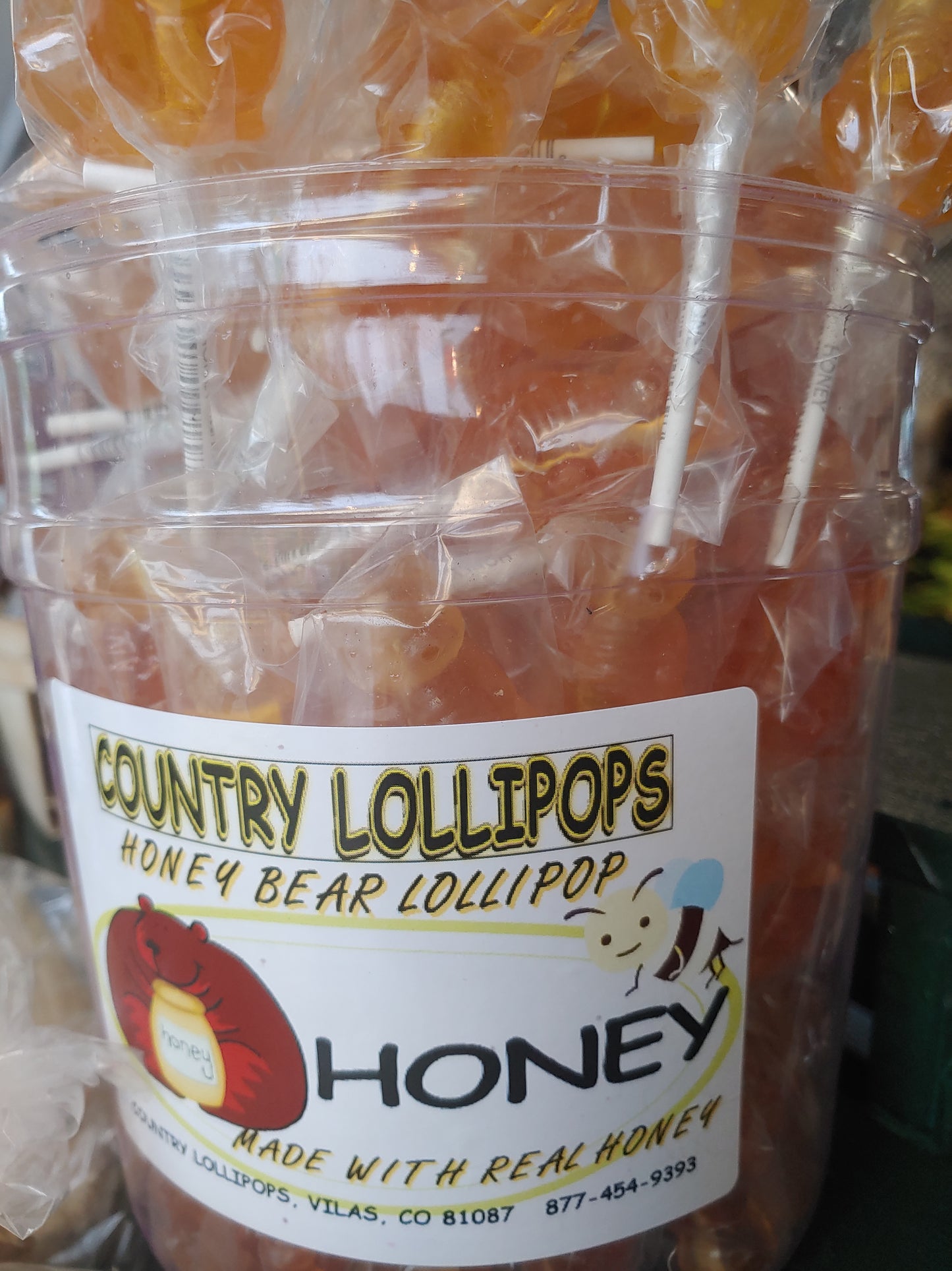 Honey Lollipops
