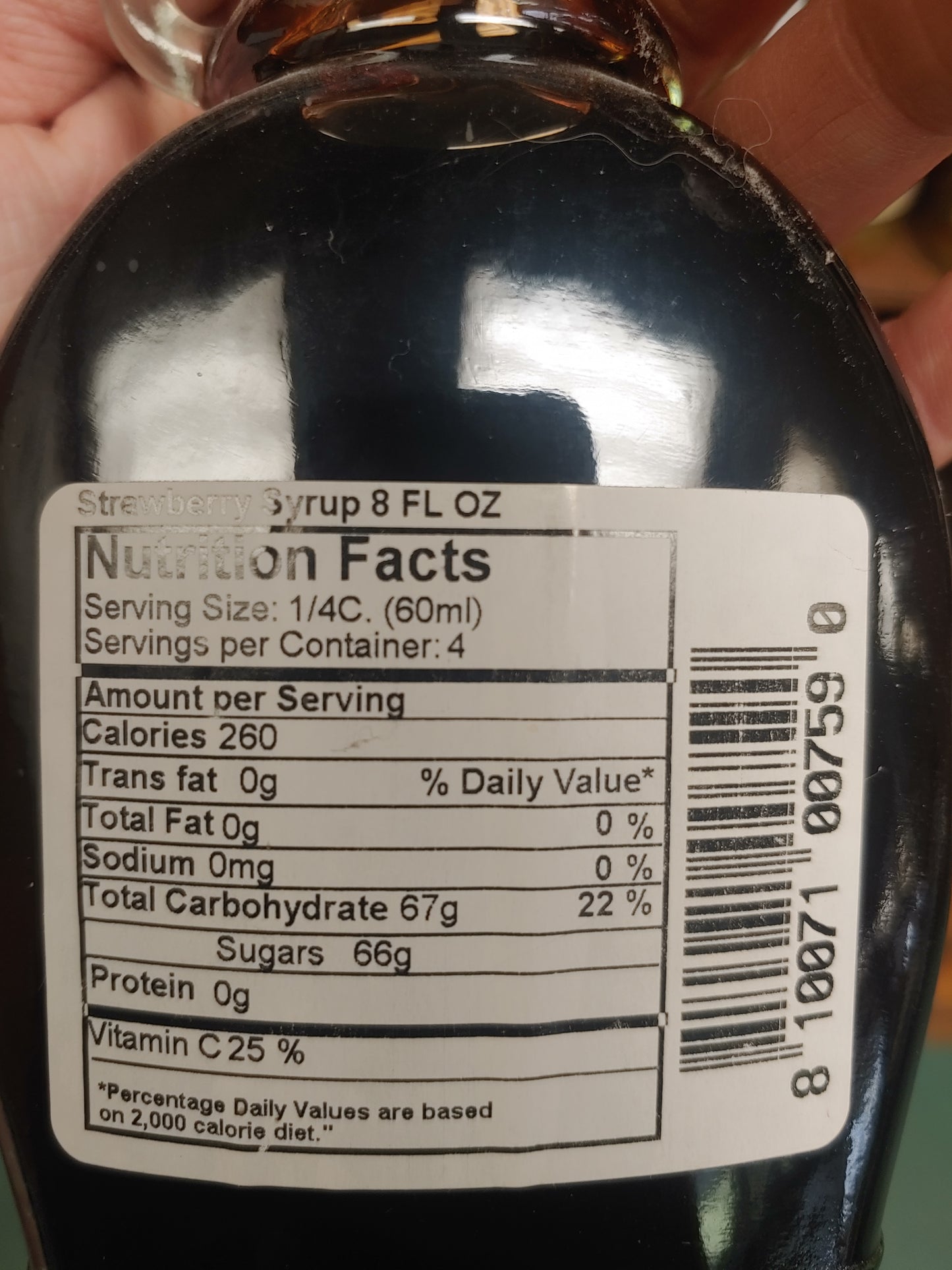 Strawberry Syrup for 5/23 only
