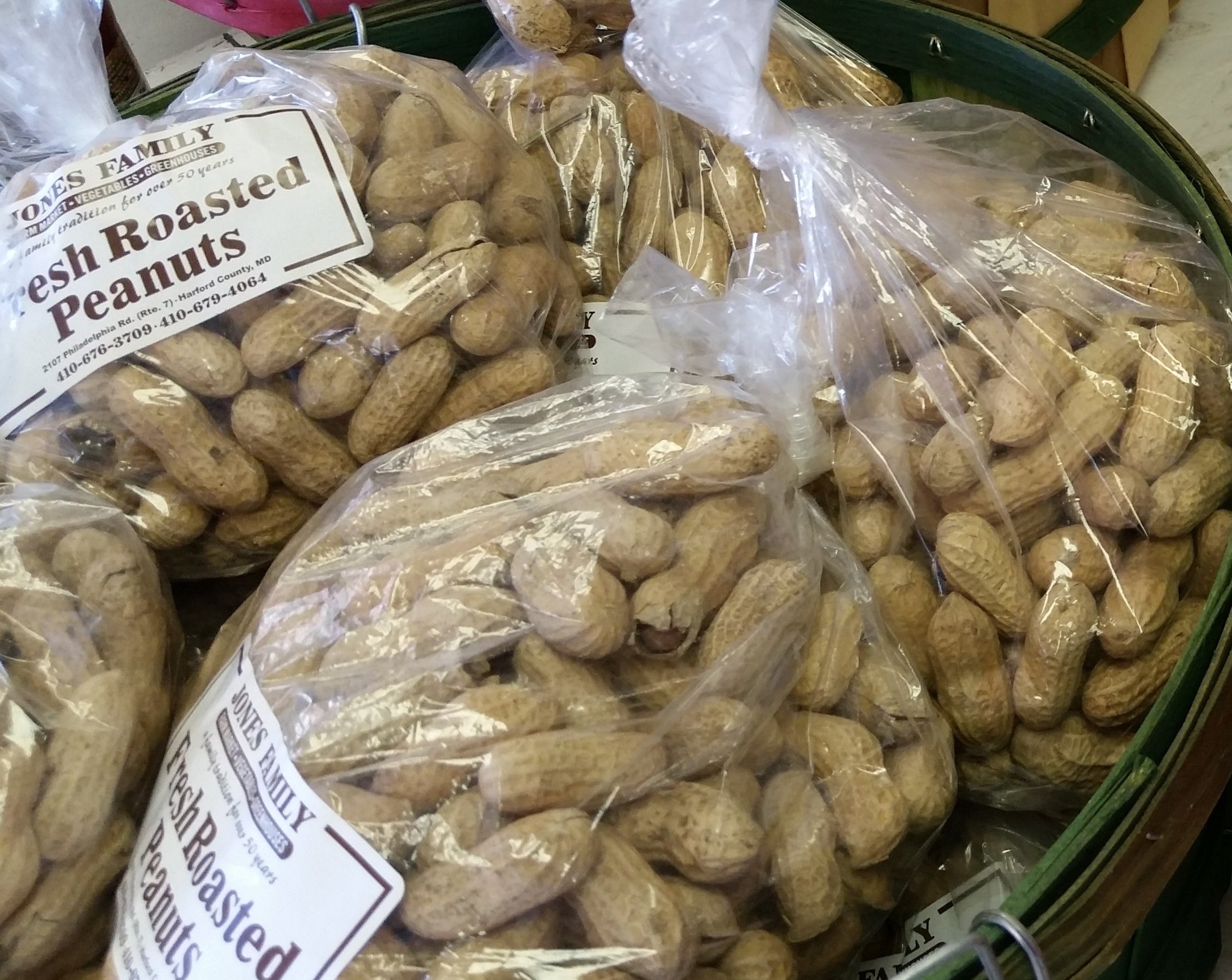 bags of peanuts