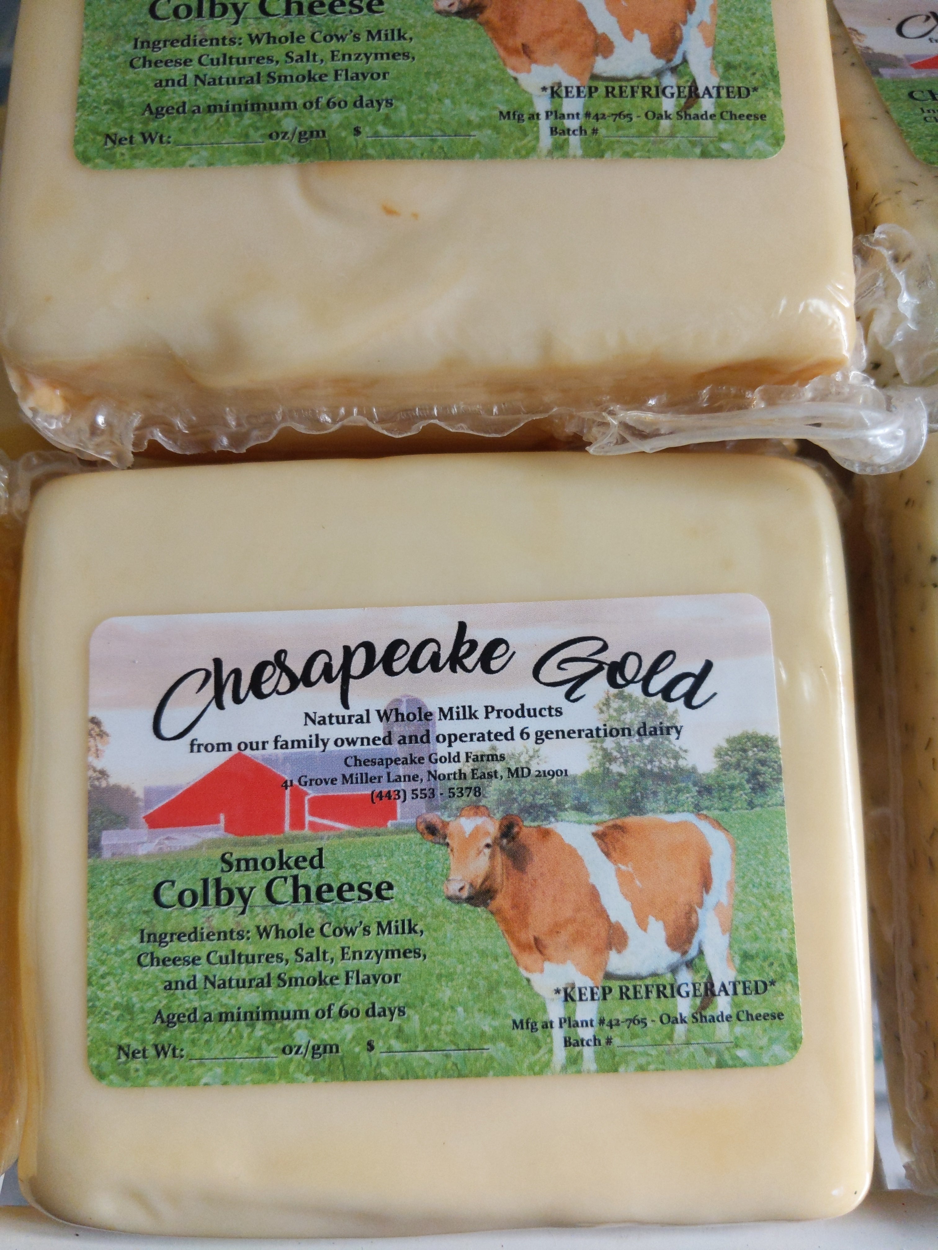 Smoked Colby Cheese