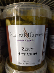 Zesty Hot Chip Pickles
